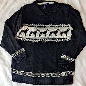 Janie and Jack Knit Dog Sweater